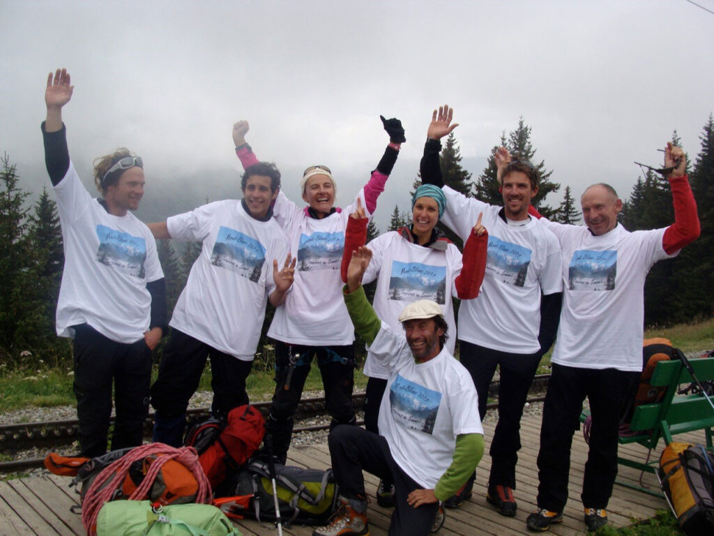 La Grande Traversée des Alpes de Gisèle Lafond avec Marion en 2012