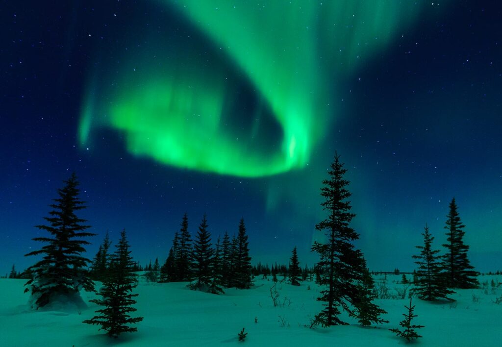 Aurore boréale Alaska