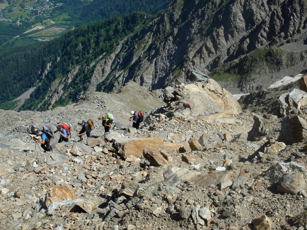 Montagne et non-voyance. Ascension du Mont-Blanc 2011